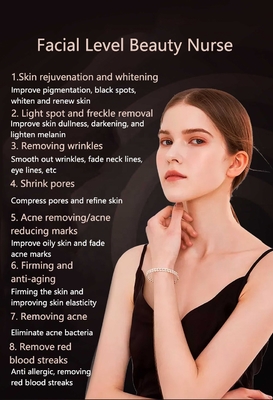 Compact Skin Led Facial Light Therapy pour l' amélioration de l' acné de qualité professionnelle