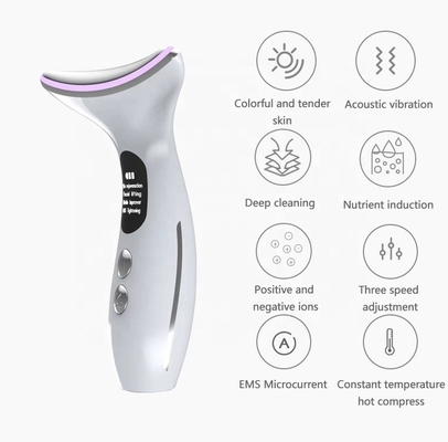 Massageur électrique de cou anti-rides et anti-âge avec matériau en acier inoxydable ABS