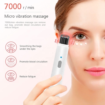Taille du produit 2x11.8x2cm Plume de massage ABS pour les yeux, stylos de soins de beauté, masseur et élimineur de rides