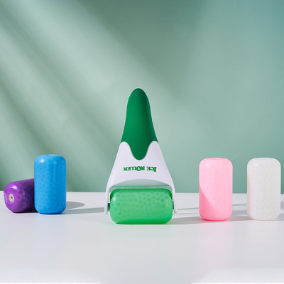 Salons de beauté de Jade noire Rouleau facial de glace pour les rides du visage et de la zone de massage Face oeil corps