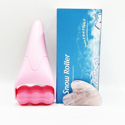 Ruloir de rafraîchissement facial imperméable à l' eau Ruloir de jade naturel Guasha Stone pour le rajeunissement de la peau