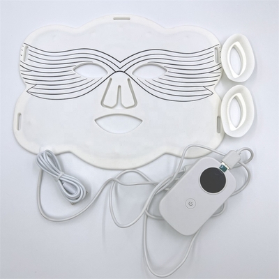 Masque facial LED en silicone pour raffermir les formes personnalisées et le poids net du produit 0,5 kg