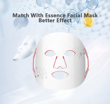 Masque facial LED en silicone pour raffermir les formes personnalisées et le poids net du produit 0,5 kg