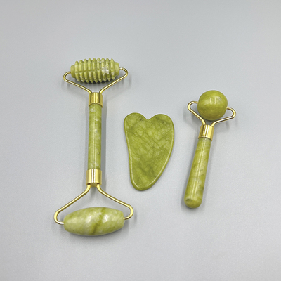 Lit de massage à rouleaux de jade thermothérapeutique pour maigrir outil de massage du visage 19*16*5cm