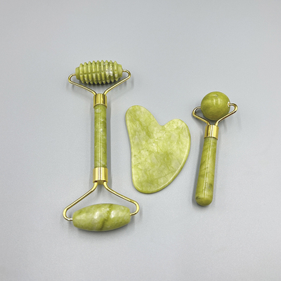 Lit de massage à rouleaux de jade thermothérapeutique pour maigrir outil de massage du visage 19*16*5cm