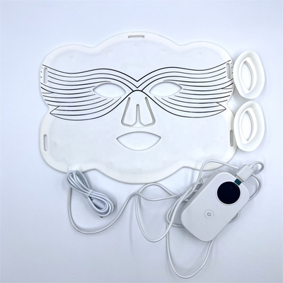 Zone cible nez Des formes personnalisées Masque facial LED en silicone pour blanchiment et plus