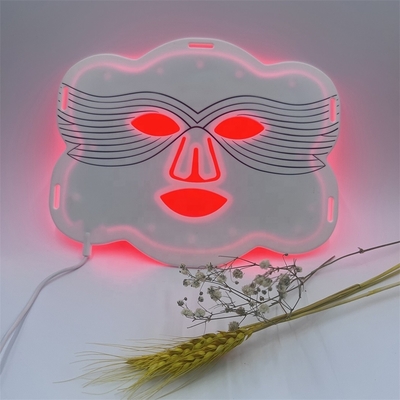 Zone cible nez Des formes personnalisées Masque facial LED en silicone pour blanchiment et plus