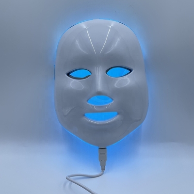 7 couleurs LED masque facial bouchons de type CN pour la thérapie de la lumière rouge anti-rides étanche NO