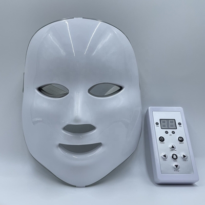 7 couleurs LED masque facial bouchons de type CN pour la thérapie de la lumière rouge anti-rides étanche NO