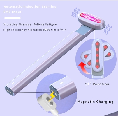 Soins de santé personnels 155*18,3*23,4 mm Rotation Micro-courant Ems Massageur oculaire