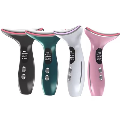 Équipement de beauté multifonctionnel LED Photothérapie étirement de la peau du visage et du cou Massageur de levage
