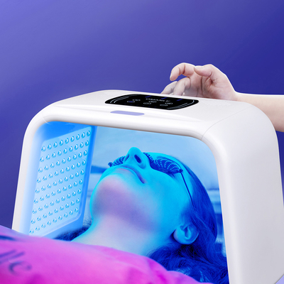 45W LED debout Masque facial Lumière thérapie pour l' élimination des rides de l' acné 7 couleurs lumière rouge