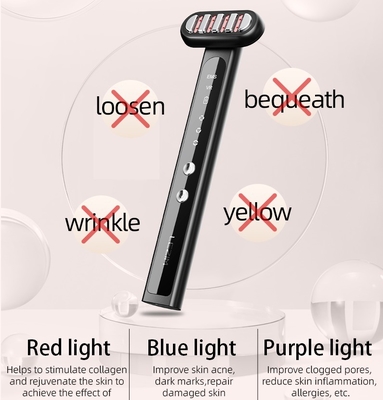 46G chauffage anti-vieillissement masseur oculaire stylo baguette pour le visage cou yeux corps EMS micro-courant