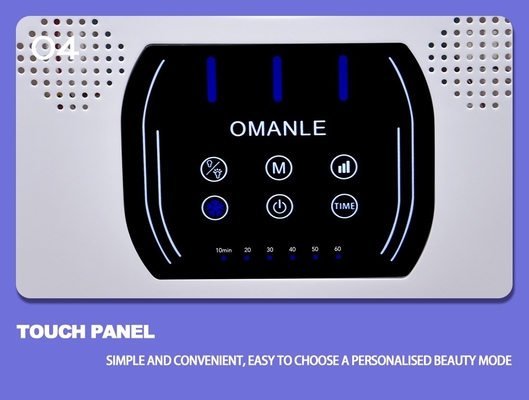Masque facial à LED, traitement de la lumière avec un bâton de traitement de la lumière rouge pour le visage