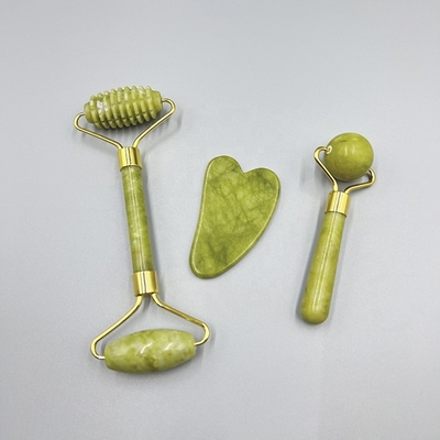 19*16*5cm Mini rouleau de jade portable de marque privée pour soulever le visage Gua Sha Set Box Tools 2023