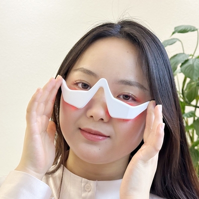 Dispositif de thérapie de la lumière rouge LED à vibration oculaire 3D pour les soins oculaires