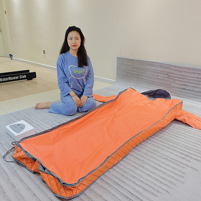 Home Detox Sauna à chauffage infrarouge avec thérapie par lumière rouge et nettoyage des pores