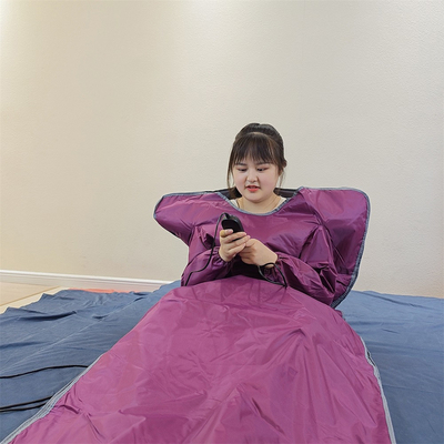 Couverture de sauna réutilisable à haute dose de désintoxication avec technologie infrarouge et design pliable