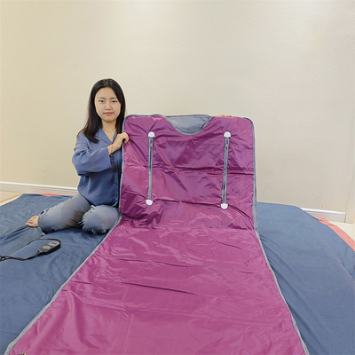Sauna détox et infrarouge 180x160cm Couverture de sauna pliable réutilisable avec fonction de chauffage