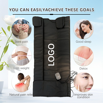 Couverture de sauna infrarouge en cuir en PU thermique imperméable pour la désintoxication de la perte de poids personnalisée