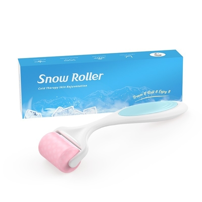 Mini rouleau de glace en silicone pour salon de beauté en acier inoxydable ABS