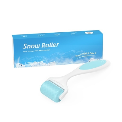 Mini rouleau de glace en silicone pour salon de beauté en acier inoxydable ABS