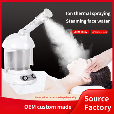 Vapeur faciale multifonctionnelle professionnelle avec humidificateur d'ozone et lampe de nutrition