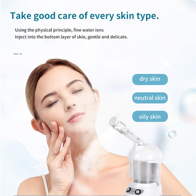Vapeur faciale multifonctionnelle professionnelle avec humidificateur d'ozone et lampe de nutrition