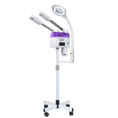 NO Application contrôlée machine à vapeur chaude froide pour le visage pour les soins de la peau et le SPA du visage en blanc