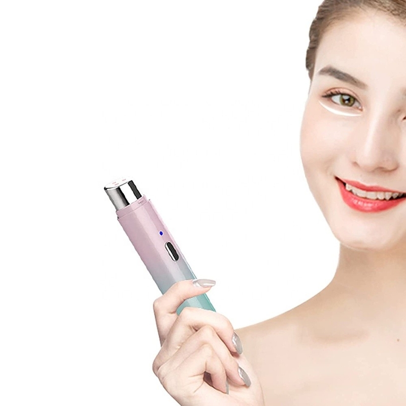Taille du produit 2x11.8x2cm Plume de massage ABS pour les yeux, stylos de soins de beauté, masseur et élimineur de rides