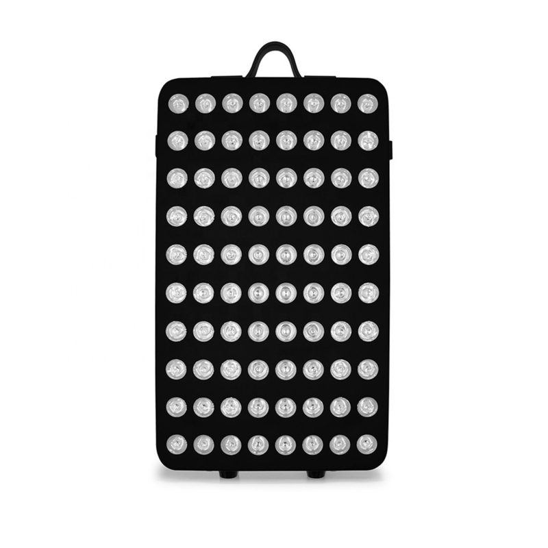 Puissance réelle 115W 660 850nm 1 1 Panneau de thérapie de la lumière rouge anti-âge avec 80 perles de lampe