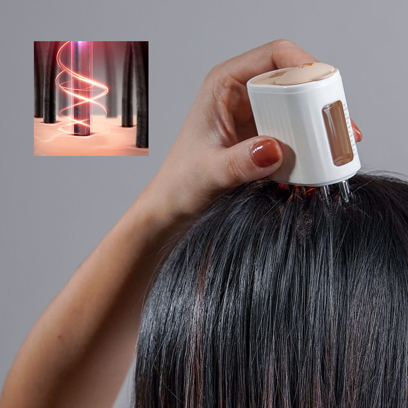 Traitement au micro-courant Thérapie de la lumière rouge Peigne pour la croissance du cuir chevelu Massageur Brosse pour la croissance des cheveux