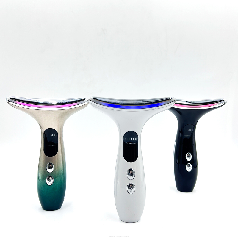 Équipement de beauté multifonctionnel LED Photothérapie étirement de la peau du visage et du cou Massageur de levage
