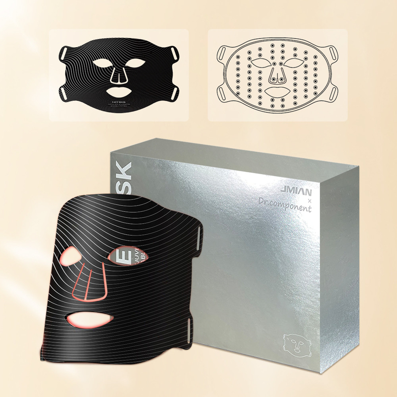 Thérapie faciale par lumière LED Instrument de traitement de l'acné pour la peau compacte 2024 thérapie par masque facial à LED