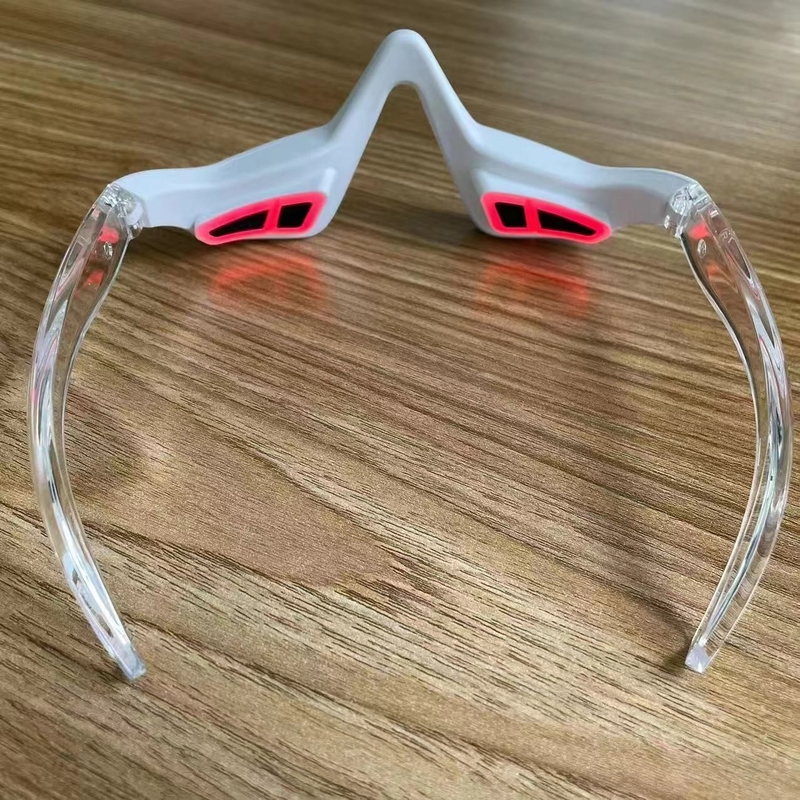Dispositif de thérapie de la lumière rouge LED 3D par vibration oculaire pour éliminer les rides et les cernes